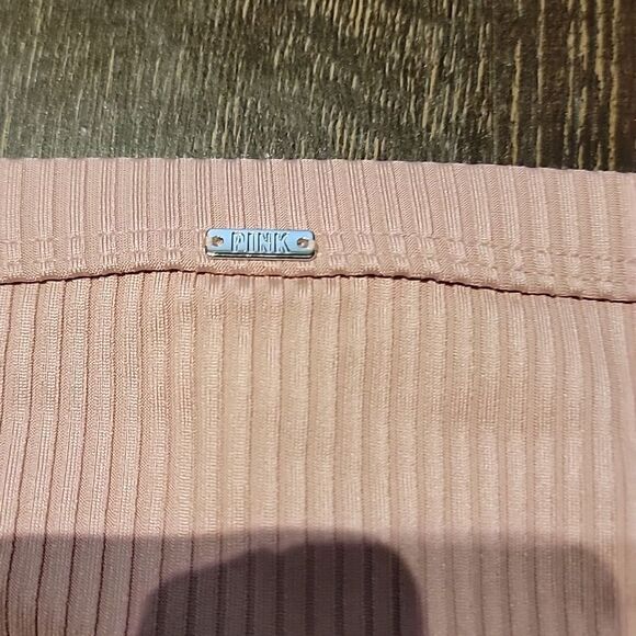 Pink Ribbed High Waist High Cut Leg Bikini Bottoms - Picture 4 of 16